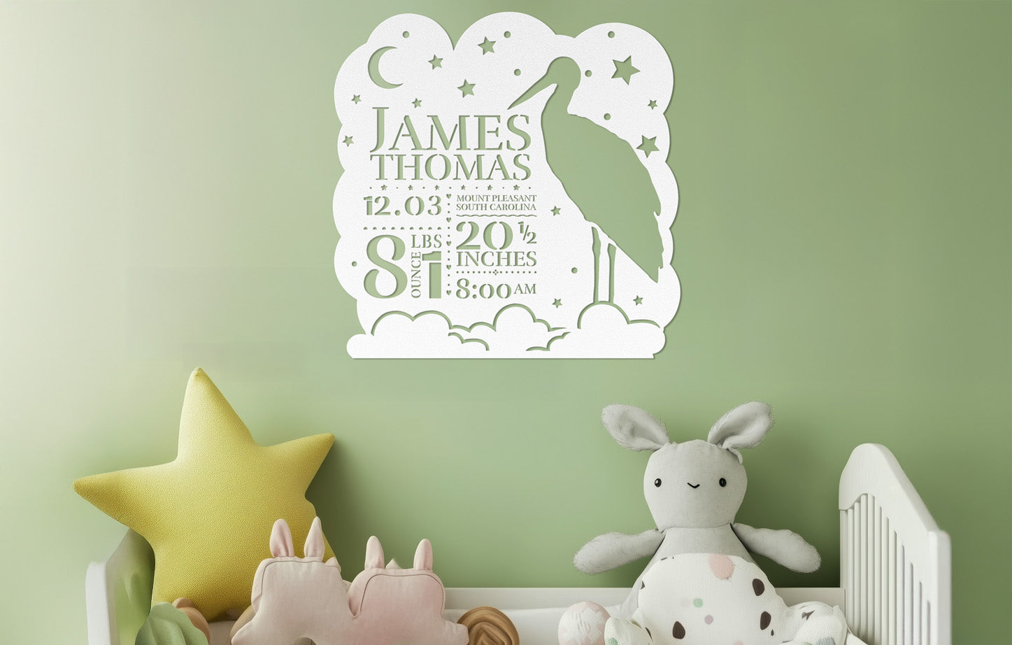 Cuddle Hollow | Personalized Nursery & Baby Name Signs