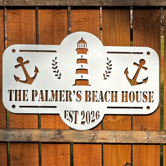 Beach House Sign