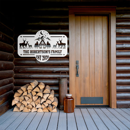 Ever Rest Lodge Metal Sign